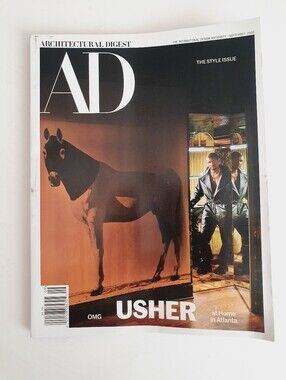 Architectural Digest Magazine September, 2026 - Usher - The Style Issue